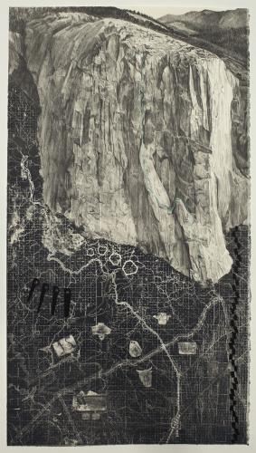 El Capitan, Tu-tok-a-nu-la (Lithography, 16x29, 2019)