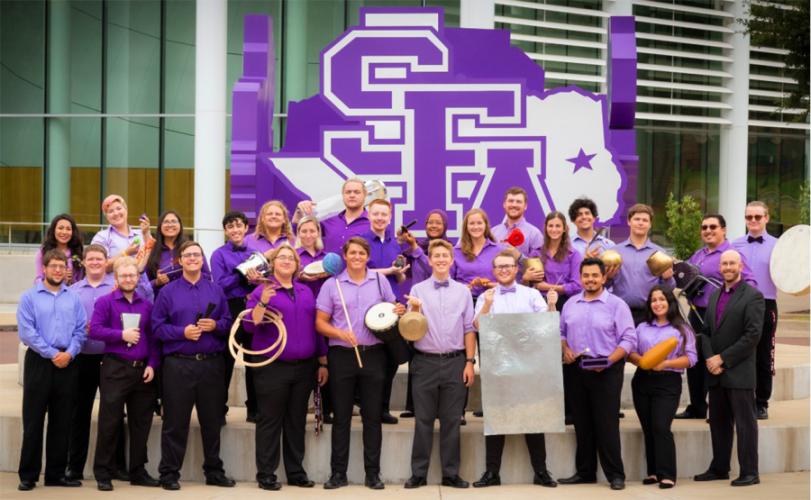 The SFA Percussion Ensemble