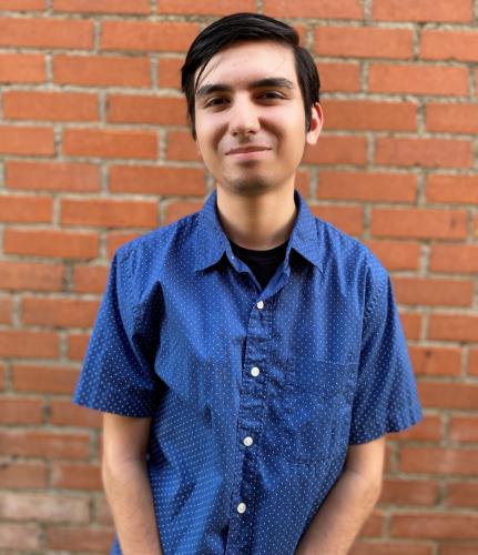 Armando Silvas Jr., art major from Cleveland