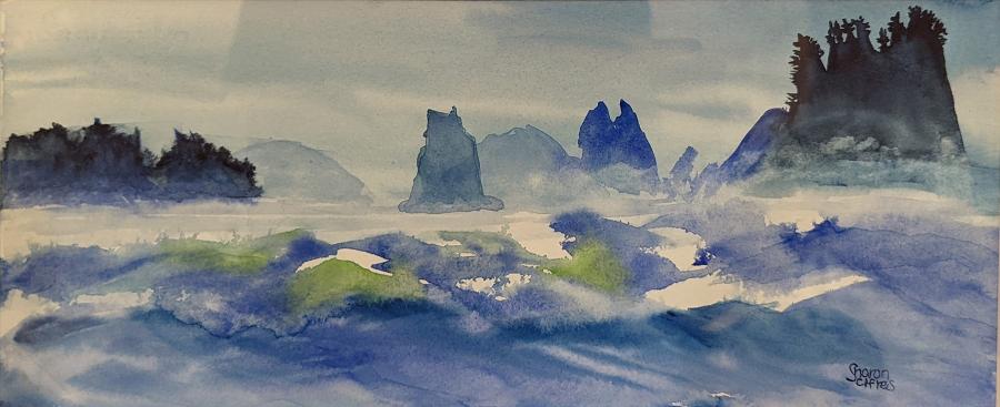 Sharon Scifres’ “Pacific Seaside” 2016