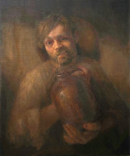 “When the Moon Shines on the Moonshine” painting by SFA art Professor Shaun Roberts