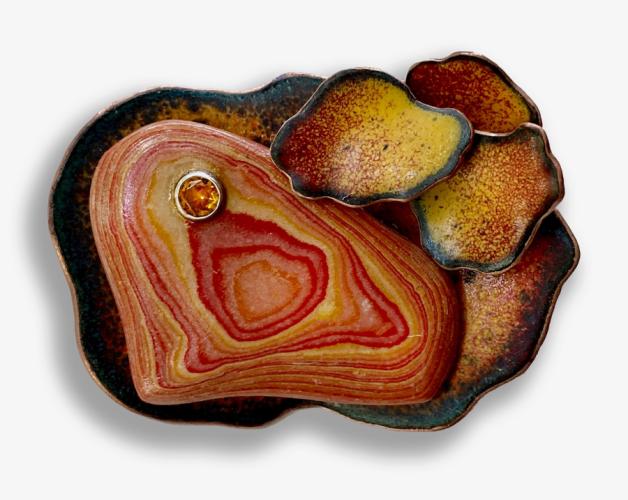 Artist Mana Hewitt’s “Orange Blossom”