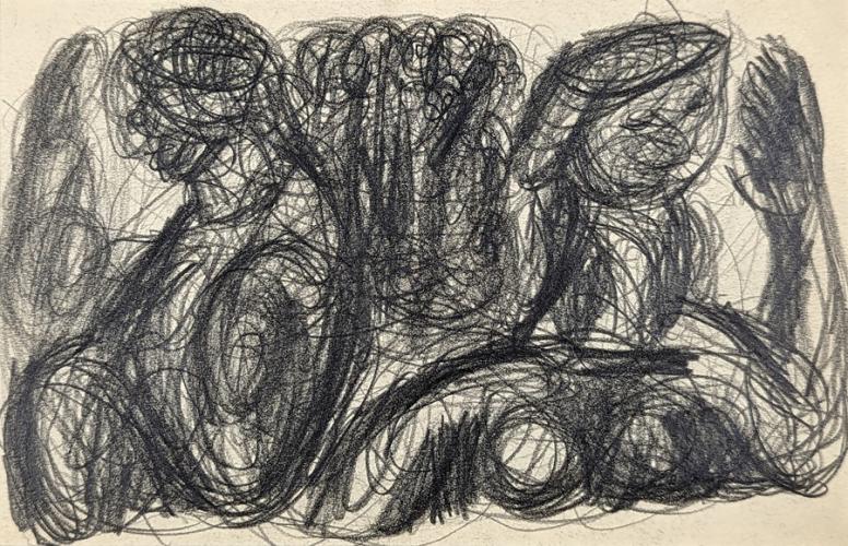 Jennings Tofel’s “Genesis 1,” circa 1930s, graphite on paper