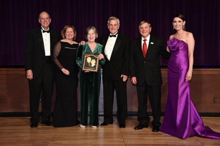 Dr. David and Charlotte Sanderson were inducted into the Fredonia Society