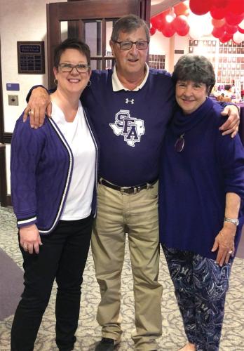 From left, Rhonda Minton with Bob Sitton and Betty Ford