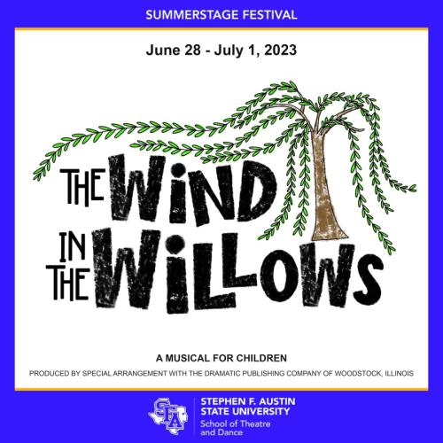 "The Wind in the Willows" SFA SummerStage Festival promotional poster