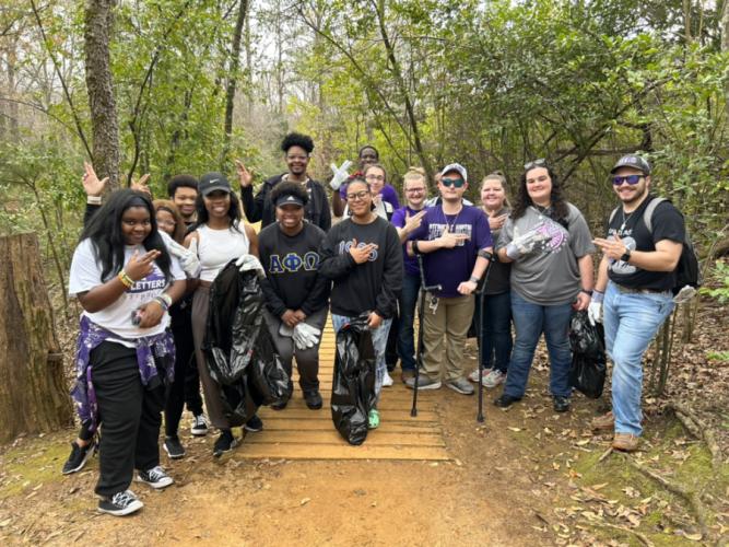 photo of one of the groups of volunteers on the MLK Day of Service 2023