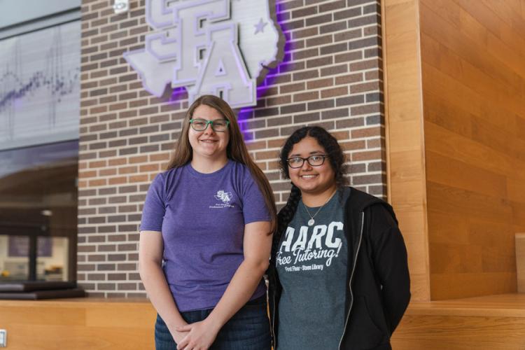 Perla Tovar and Mckenna Dillard