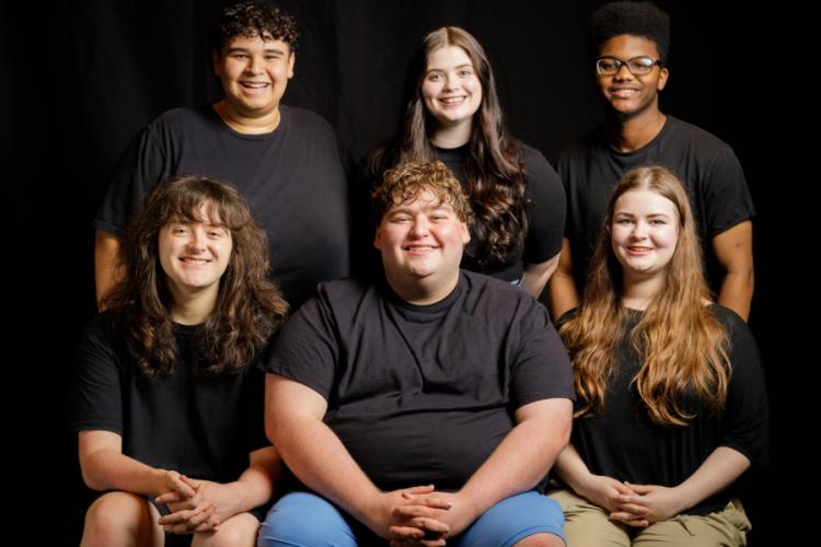 the cast of "You're a Good Man, Charlie Brown"