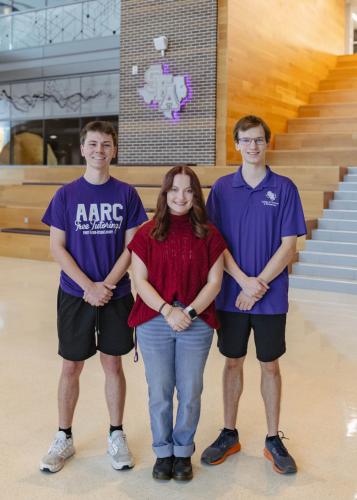 Hudson Hart, Mackenzie Duckworth and Ethan Hacker