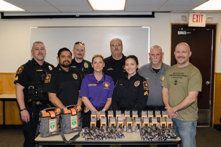  Roy Patterson Jr., patrol sergeant; Eleno Adame, CID corporal; Elijah Lenderman, police officer II; Amanda Kennedy, assistant chief of police; Dusty Jones, CID corporal; Whitney Mask, corporal; Douglass Mask, patrol lieutenant; and Kahler.