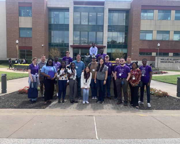 students and faculty members from Stephen F. Austin State University’s Department of Mathematics and Statistics