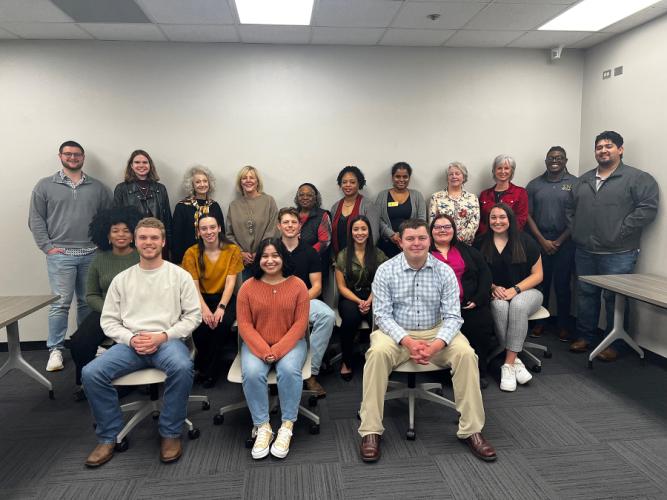 SFA's Nelson Rusche College of Business students and member of the Christian Women's Job Corps Nacogdoches Board of Directors