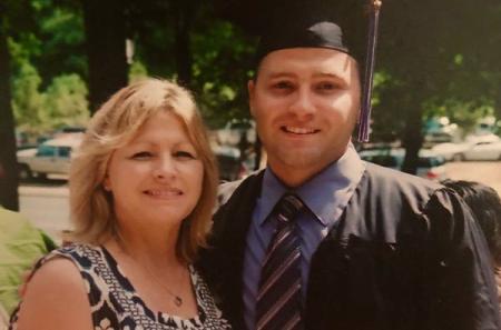 Luke and his mom, Rosa Allen: SFA graduation 2010 (photo courtesy of Kari Scott)