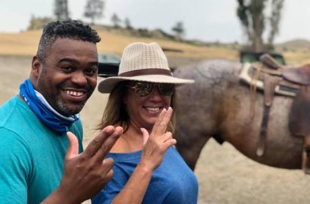 Larry Ray Hygh Jr.: Lumberjacks are everywhere! I’m on vacation in Montana and bumped in to a Lumberjack from Houston on a morning trail ride outside Billings!