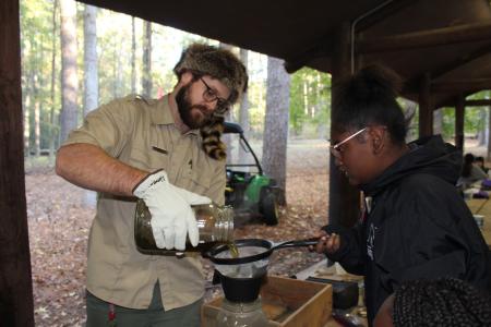 Learning from Park Rangers at Mission Tejas State Park