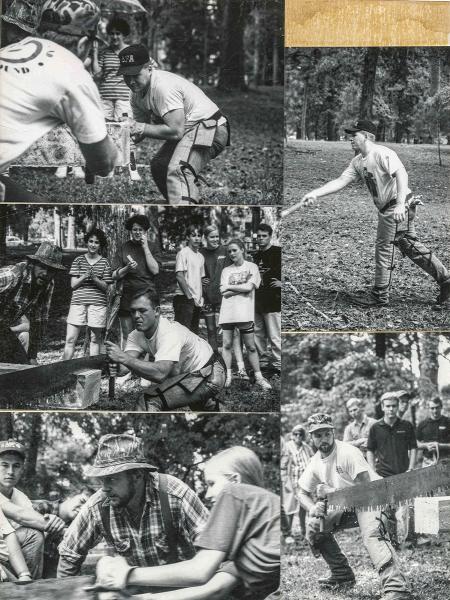 Photos courtesy of the East Texas Research Center, forestry scrapbook