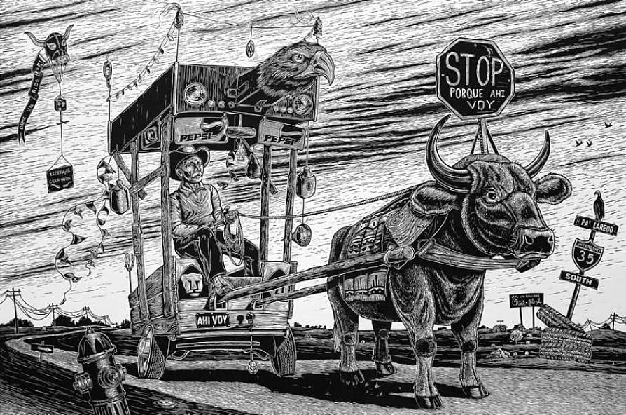 Works of Juan de Dios Mora to be featured in an exhibition showing Jan. 26 through March 9 in The Cole Art Center @ The Old Opera House in downtown Nacogdoches.