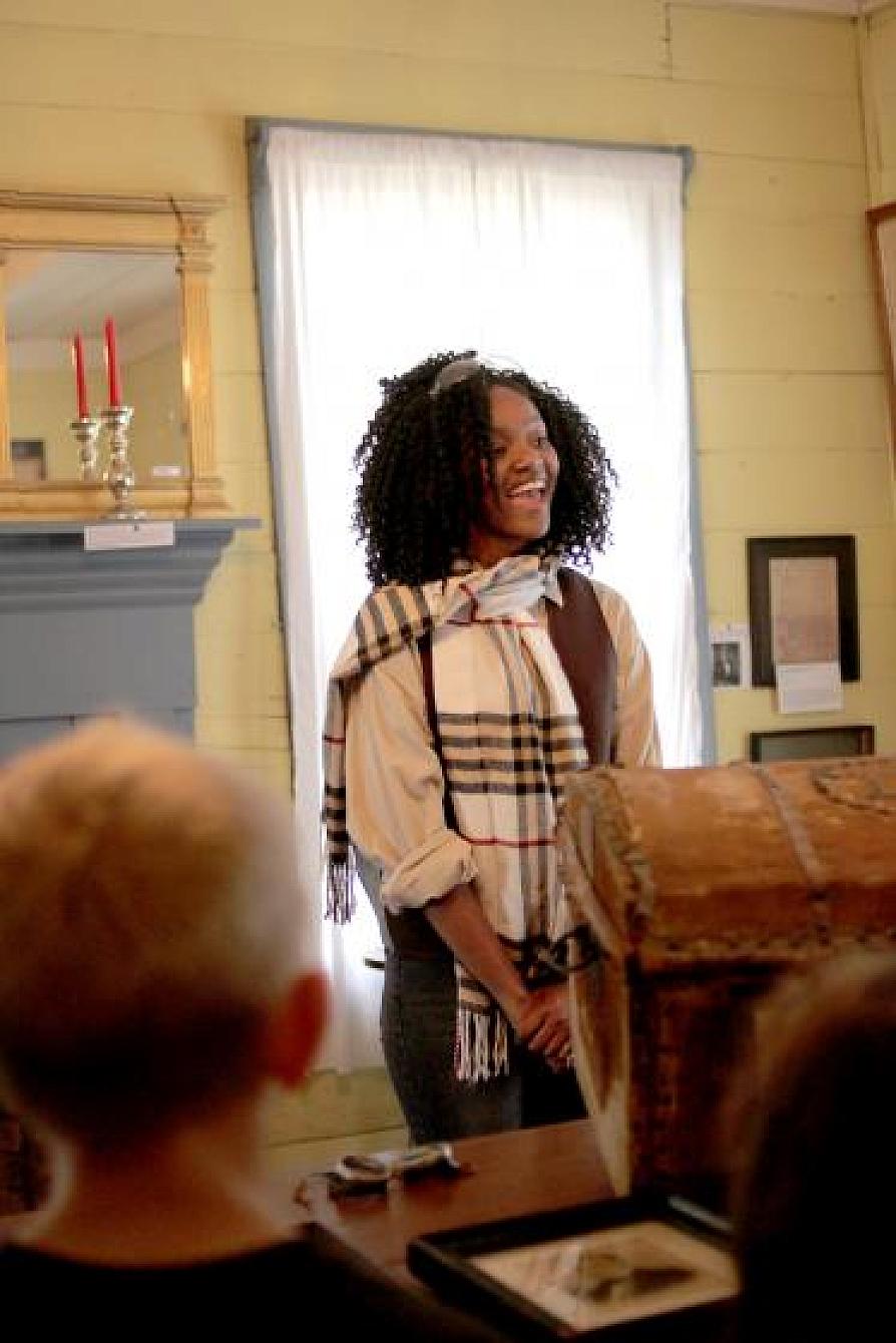 SFA elementary education major Ciara Johnson of Houston as Bessie Coleman