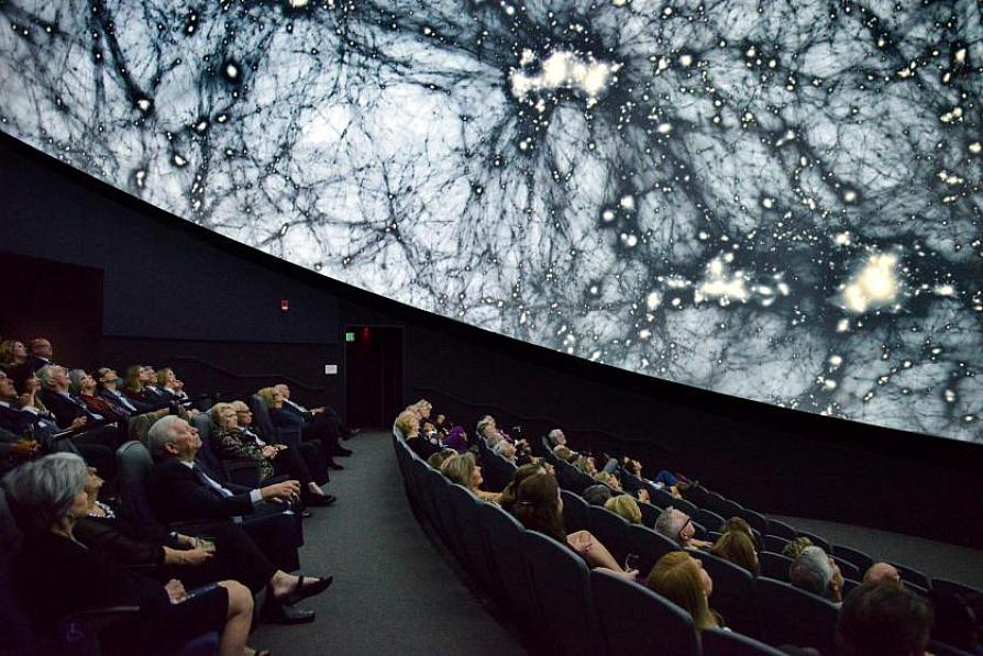 A glimplse inside Stephen F. Austin State University's planetarium in the Cole STEM Building