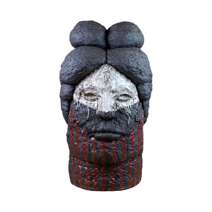 Caddo Nation artisan Raven Halfmoon’s piece “Do You Speak Indian?” is among the artwork featured in “Caddo Contemporary: Present and Relevant” showing Jan. 24 through March 24 in The Cole Art Center.