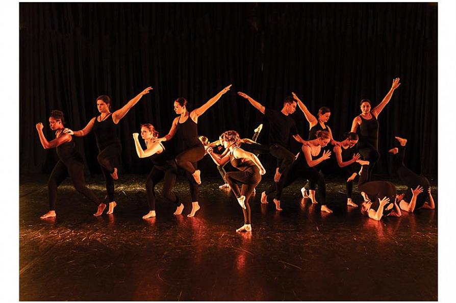 dancers in rehearsal