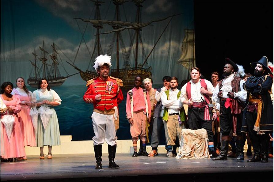 a scene from "The Pirates of Penzance"