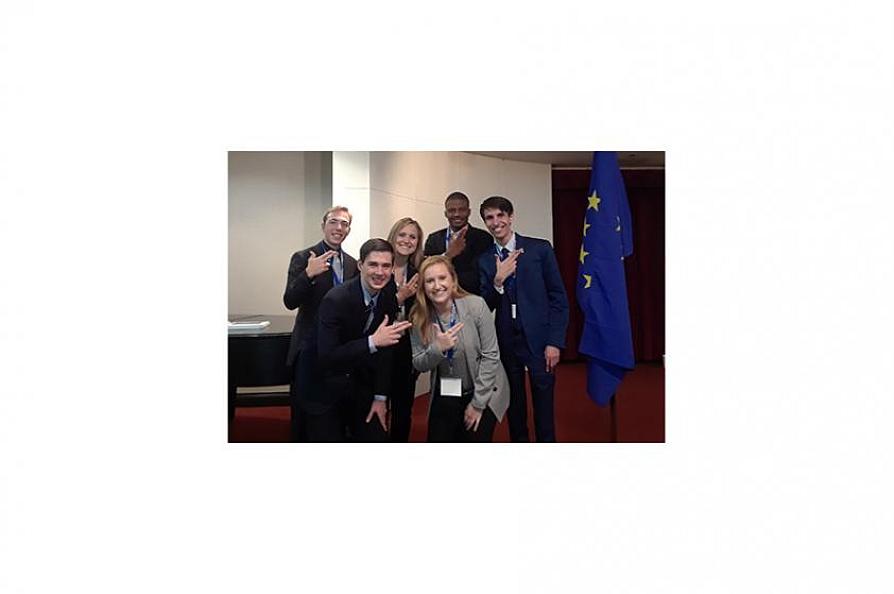 Pictured, left to right, Parker Lambes, Aaron Kelley, Taylor Tyson, Morgan Moya, John Parks and Daniel Greco.