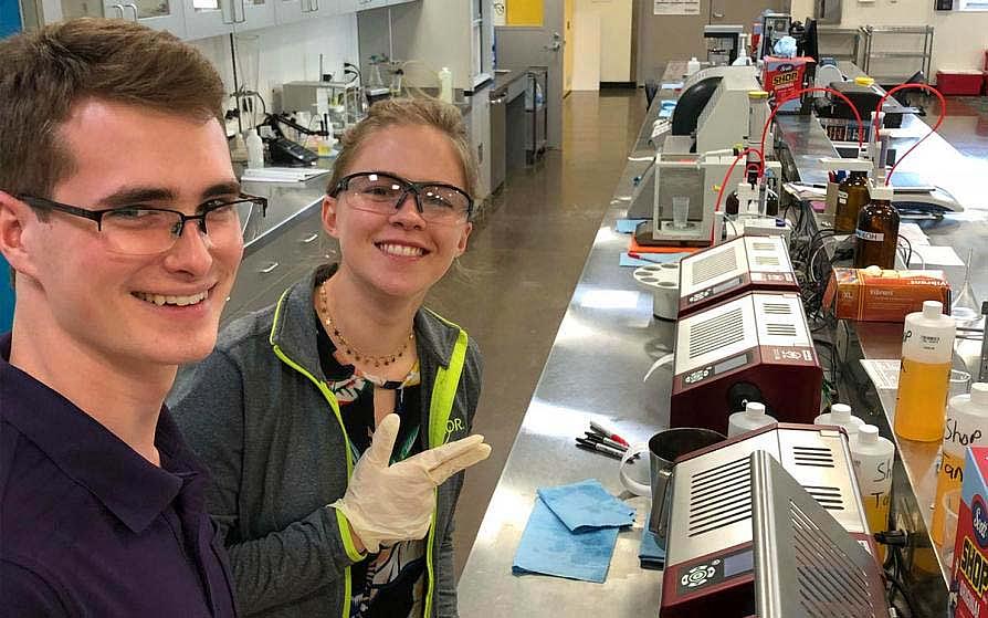 Environmental Science student interns