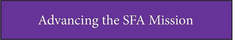 Advancing the SFA Mission graphic