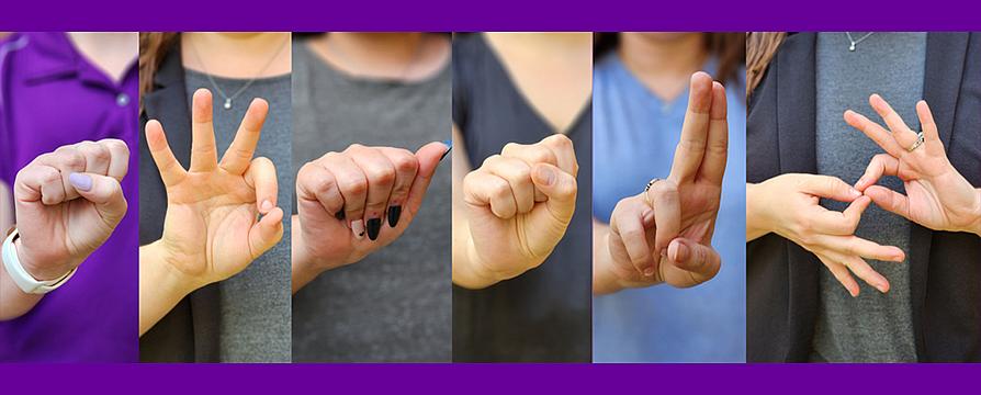 "SFASU Interpretor" in sign language