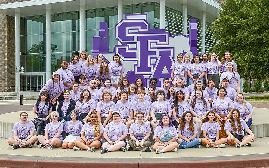 SFA Theatre camp group shot