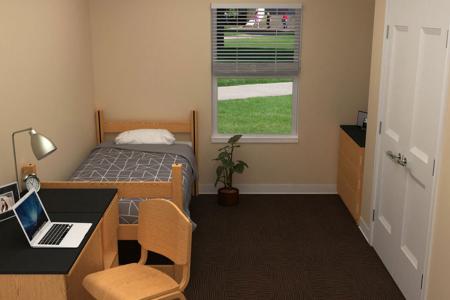 Rendering of Lumberjack Lodge bedroom