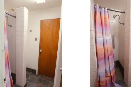 SFA South Hall suite bathroom