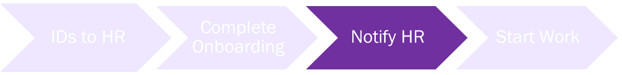 New Student Hiring Process - Step 3: Notify HR