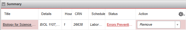 Registration add error image
