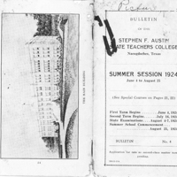 Summer Bulletin - 1924
